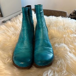Teal blue JAFA booties